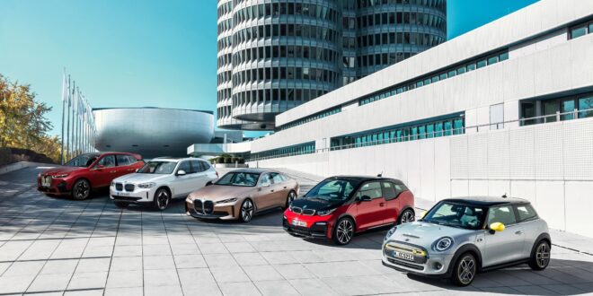 BMW Group model range of fully electric vehicles 2021 ELECTRICLIFE.JP