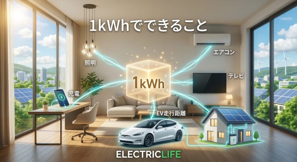 1kWhでできる事 ELECTRICLIFE https://www.electriclife.jp