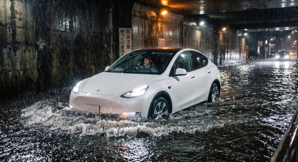TESLA MODEL Y SIDE SKIRT　ELECTRICLIFE　エレクトリックライフ